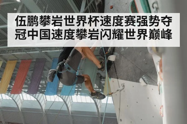 伍鹏攀岩世界杯速度赛强势夺冠中国速度攀岩闪耀世界巅峰